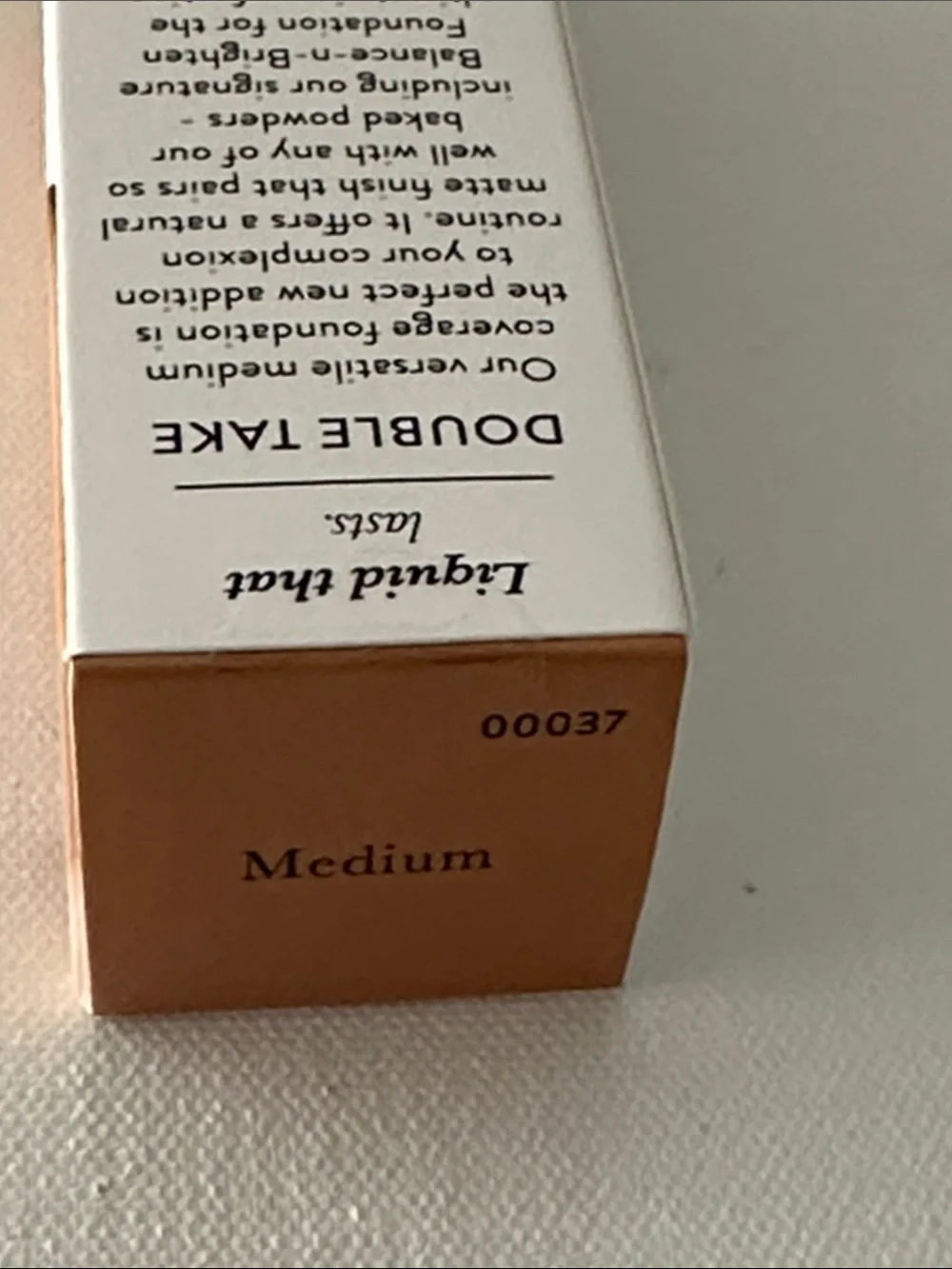 NIB Laura Geller Doubke Take Liquid Foundation Medium Shade #00037